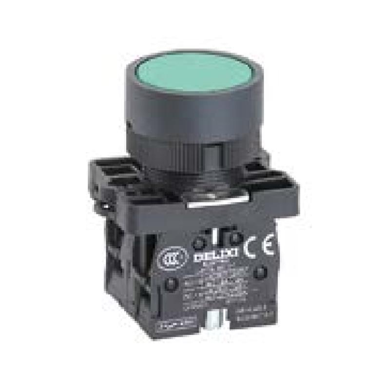 德力西电气 平头按钮 LAY5s-EA 红 1NO+1NC(经济型平钮)