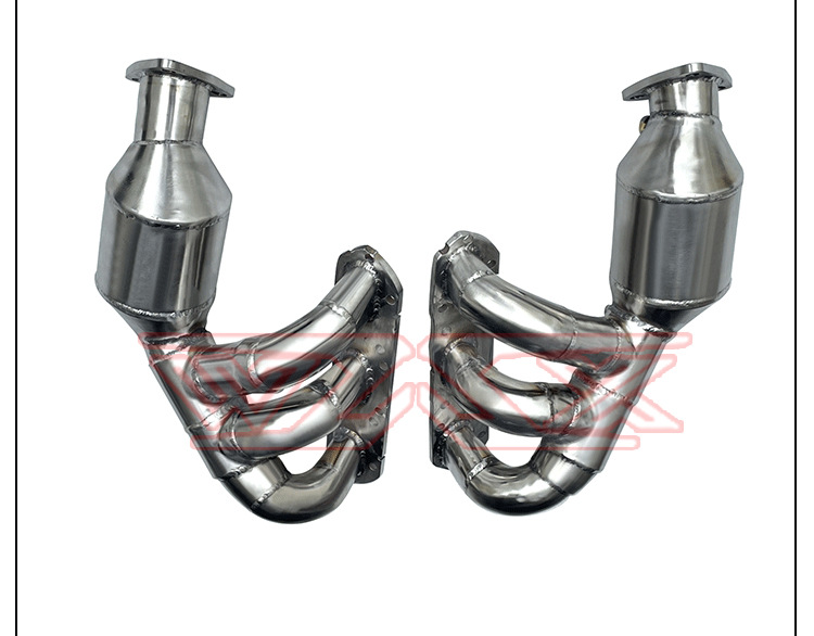 Suitable for Porsche 987 Kaman Boxster modification mach5 head section middle tail exhaust res Scorpio ipe JBOM