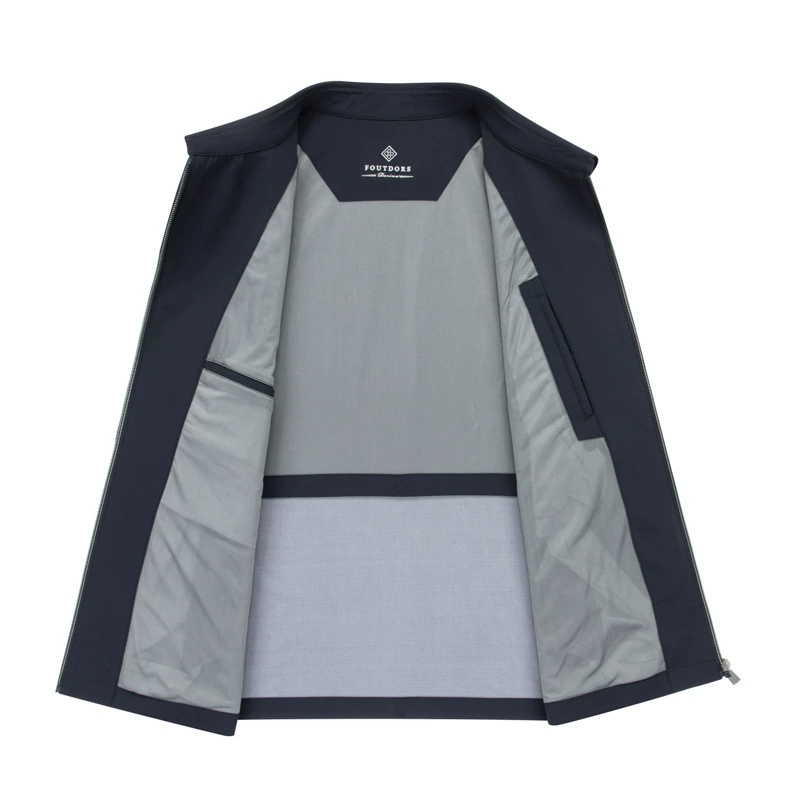 Spring elite jacket for leisure, trend of season, for middle age