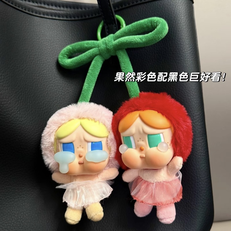 泡マットCRYBABY新製品さくらんぼ泣き人形愛神涙シリーズエナメルぬいぐるみキーホルダー|undefined