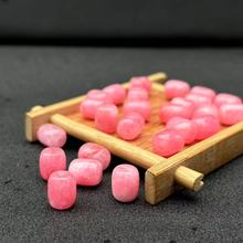 冰种红纹石玉髓桶珠腰珠老型珠散珠子蔷薇石批发diy手串项链配件