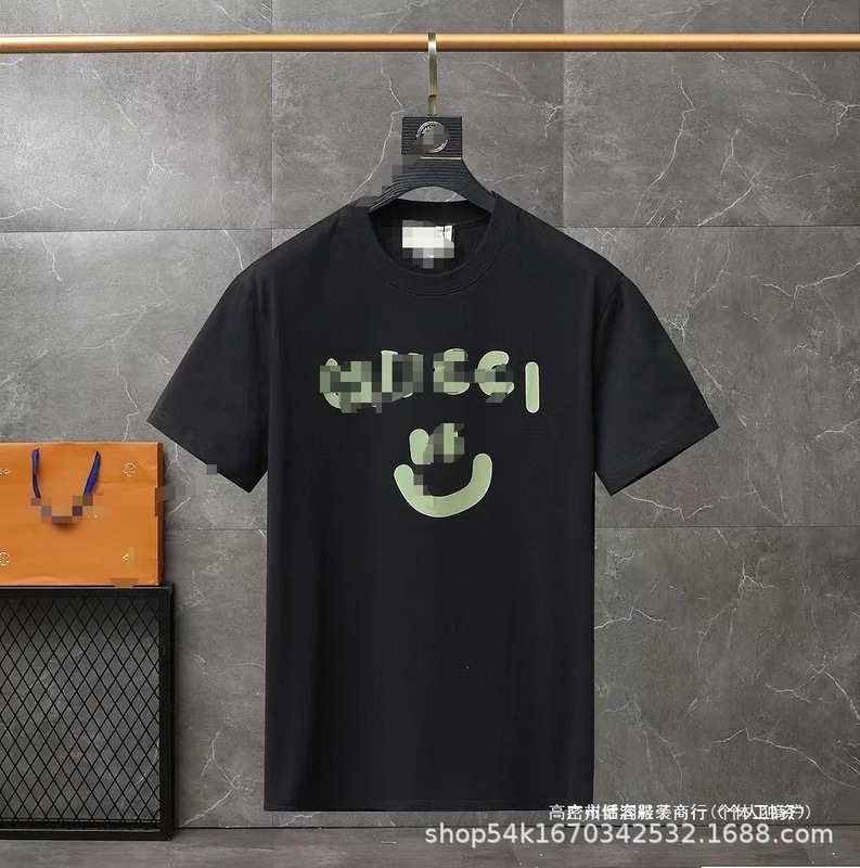 トレンドブランド Gjia Gjia ライトニングベア Tシャツ 夏 プリント ラウンドネック ゆったり 半袖 男女 カップル 親子スタイル|undefined