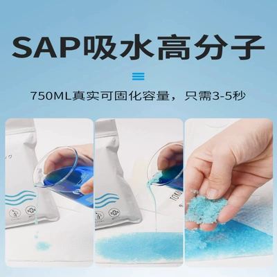 High-Speed Travel Girl's Pee — On-board emergency urine bag