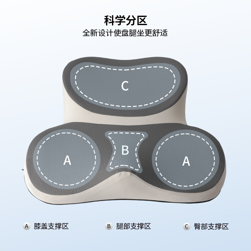 瞑想クッション、瞑想、ヨガ、通気性のあるクッション、足開き布団、アマゾン瞑想クッション|undefined