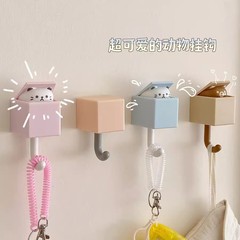 アニメかわいい猫フック強力な無痕クリエイティブフックins風高颜値寝室伸縮フック