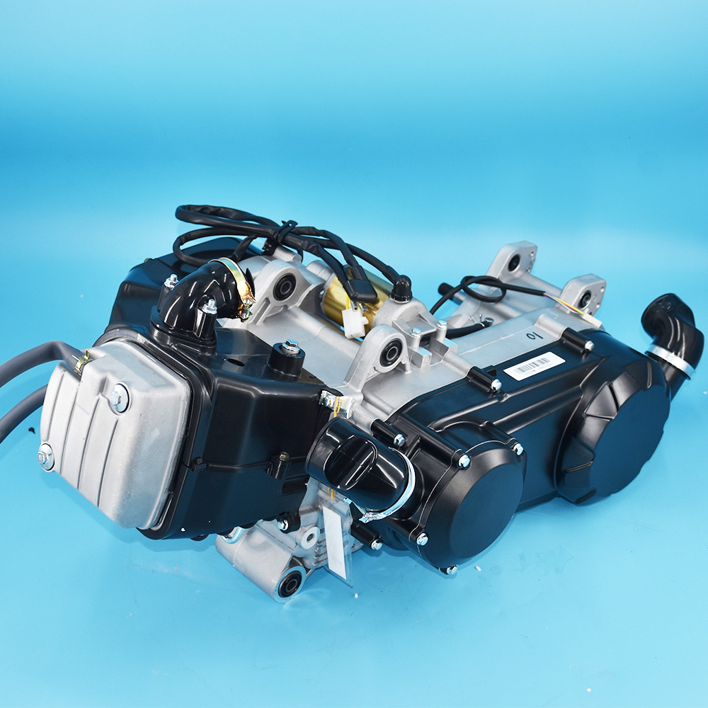 Jinlong GY6 230cc 1P65YML engine with stepless transmission, reverse gear, and balance shaft for ATV and go-kart