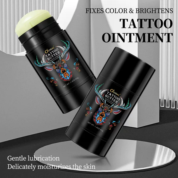 Ocheal Tattoo Care Stick Solidifies Color, Enhances Color, Moisturizes and Nourishes Skin, Gentle Tattoo Cream for Long-Lasting Color Fixation