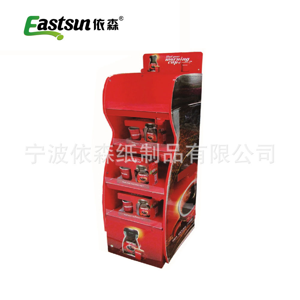 纸展架 瓦楞纸陈列架 纸类陈列架 纸制展示柜 纸陈列盒