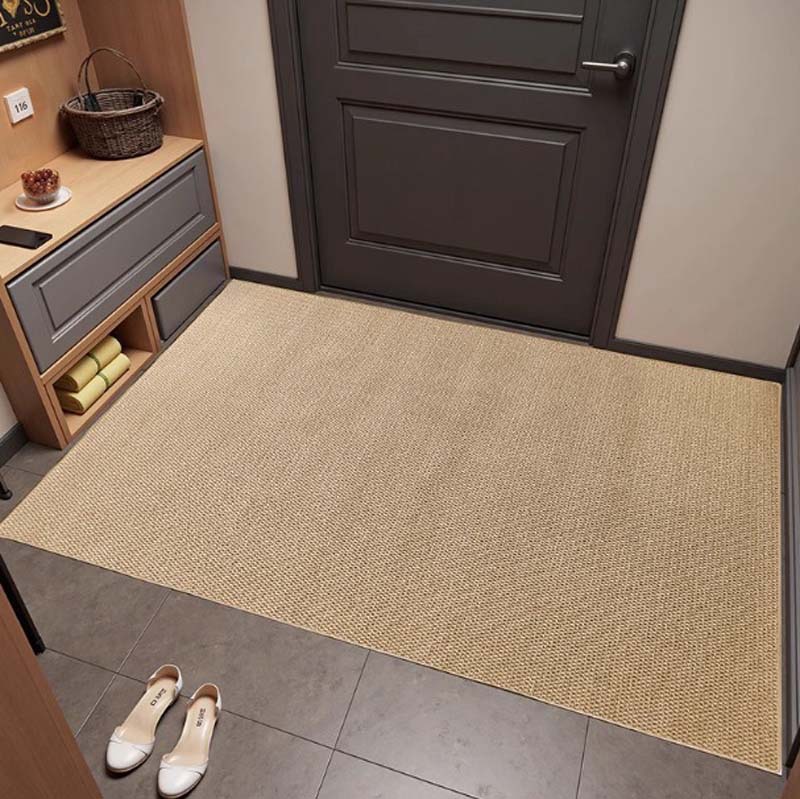 Capacho absorvente de argolas com design de abacaxi para entrada_voghion.com