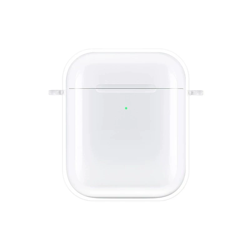 Protective case (Apple AirPods Pro2) transparent TPU/PC, hard/soft shell, lanyard options