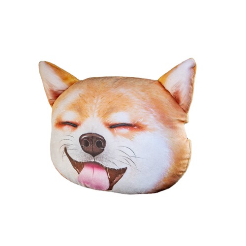 Car headrest 3D Husky car pillow seat trendy brand neck pillow cartoon car interior supplies cute