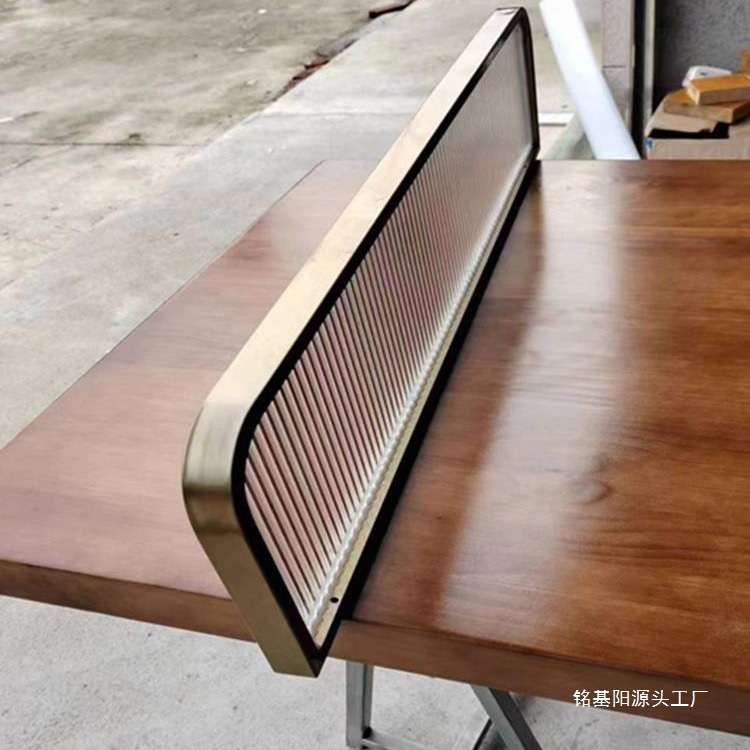 Hall Booth Partition Changhong Glass Gradient with Lights Hot Pot Restaurant Milk Tea Shop Decoration Blocking Aisle Screen Fence