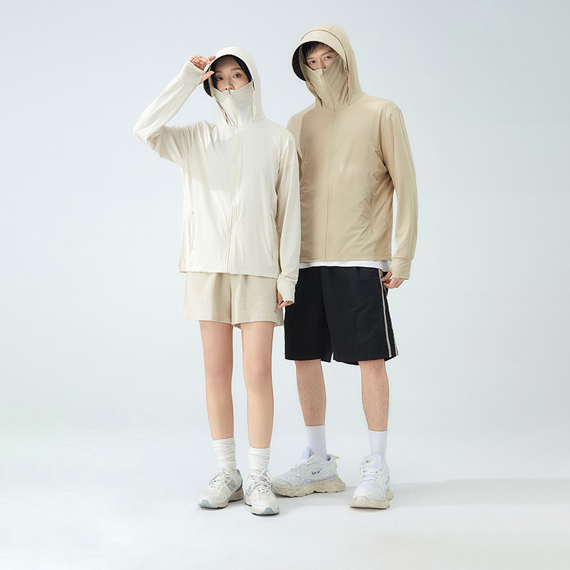 2024 New Summer Couple Ice Silk Sun Protection Clothing Loose, Breathable, Light and Anti-Uv Outdoor Cardigan for Men and Women