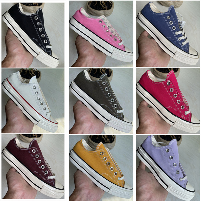 Putian Erkuanweisales 1970S Canvas Shoes Low-Top White Sneakers Campus Manufacturer Wholesale Dropshipping Versatile Breathable