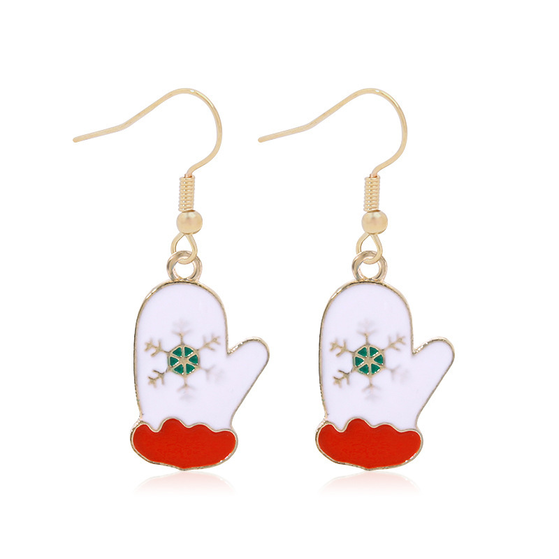 10g Weight Christmas Festival Women's Gender Cute Style Cute Drop Earrings 18