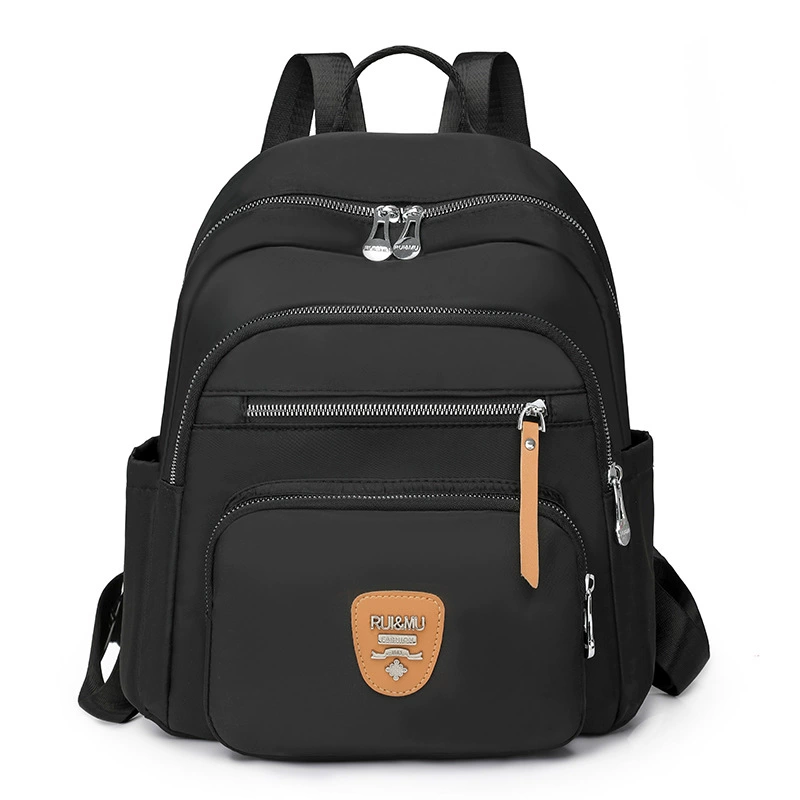 Capacious backpack, fashionable nylon shoulder bag, high-quality style