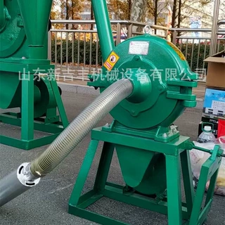 枣干花茶粉碎机除尘谷物饲料打粉机化工氧化铁红粉碎机