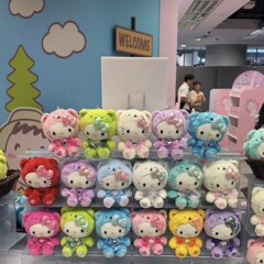 新款生日12月份系列HelloKitty小挂件毛绒玩具百搭可爱包包小挂饰