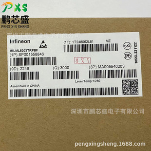 IRLML5203TRPBF �zӡH ԭ�b��Ʒ P�ϵ�MOS��30V3A ��Ч����