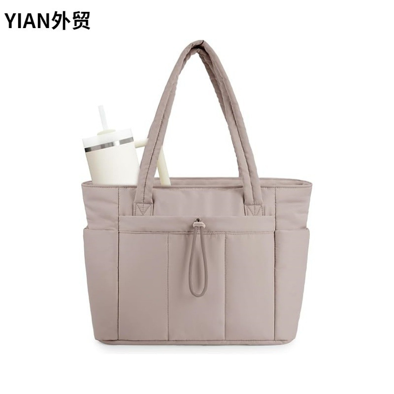 Amazon New Fashion Ladies Handbag Laptop Bag with Zipper Travel Handbag Quilted Bag