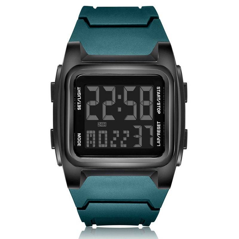 2023 moda multifuncional LED reloj digital deportivo de los hombres reloj electrónico impermeable reloj de estudiante casual de los hombres