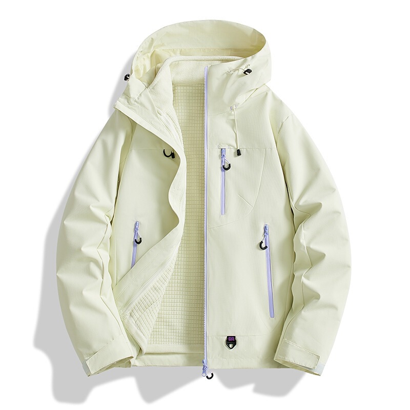 New Style Outdoor Travel and Hiking Windproof and Waterproof 3-in-1 Warm Mountaineering Jacket for Men and Women New Style Outdoor Travel and Hiking Windproof and Waterproof 3-in-1 Warm Mountaineering Jacket for Men and Women
