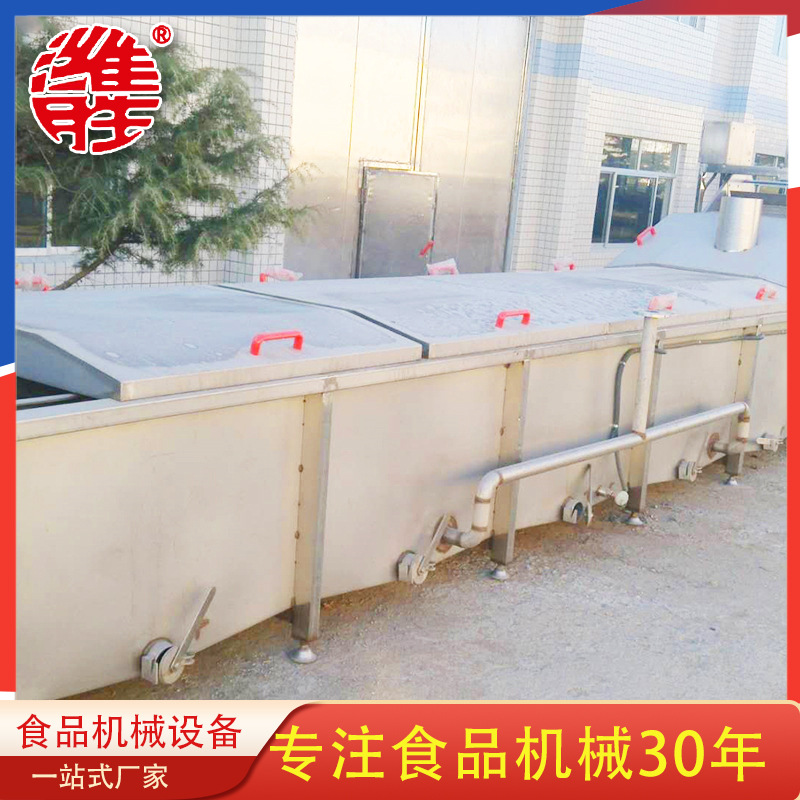 菠菜油菜漂烫杀青设备 叶类蔬菜漂烫护色机 西蓝花焯水蒸煮漂烫机