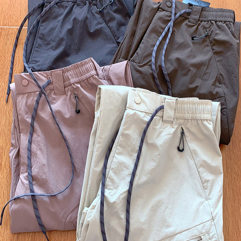 Factory Order Outdoor Functional Retro Loose Scimitar Pants Multi-Pocket Cargo Long Pants Casual Pants for Men and Women Factory Order Outdoor Functional Retro Loose Scimitar Pants Multi-Pocket Cargo Long Pants Casual Pants for Men and Women