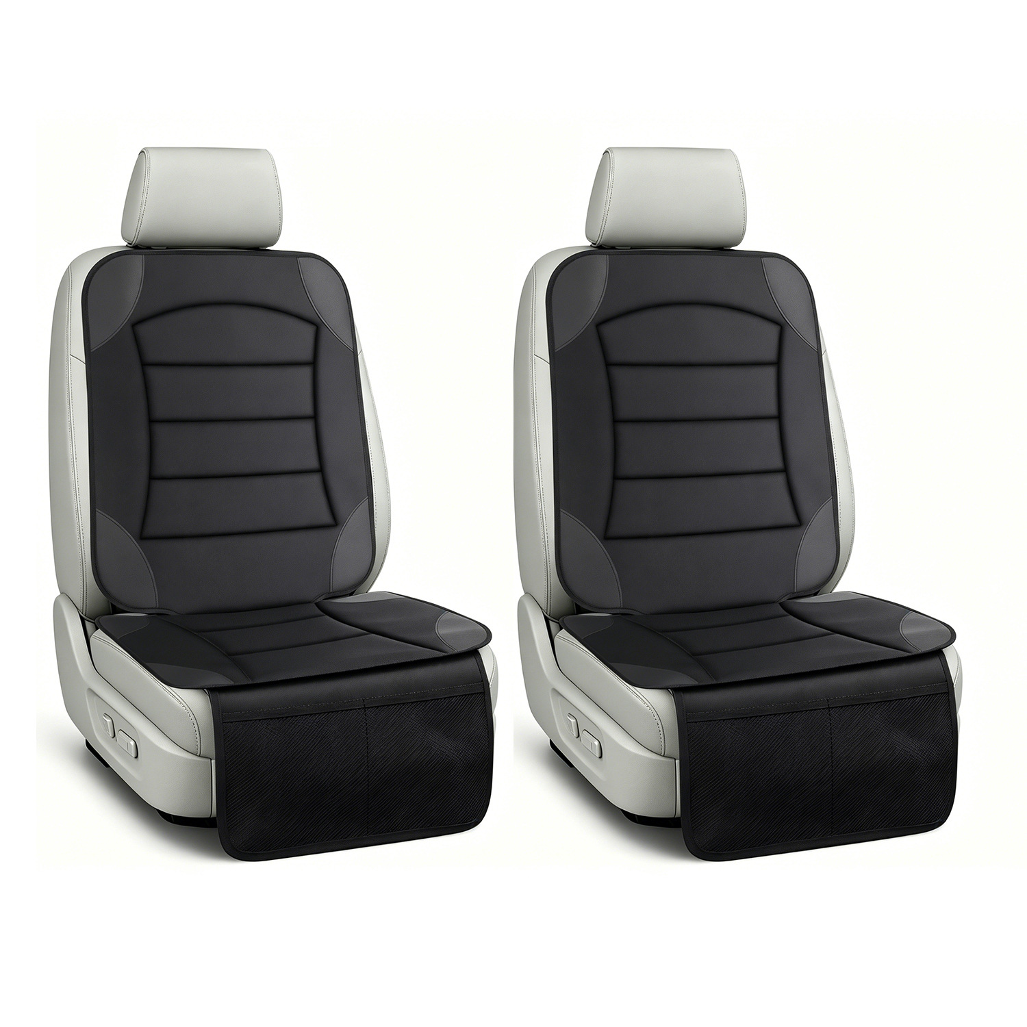 Cross-Border Hot-Selling Car Safety Seat Protection Cushion Single Seat Pad with Backrest, Universal for All Seasons, Made of Oxford Cloth