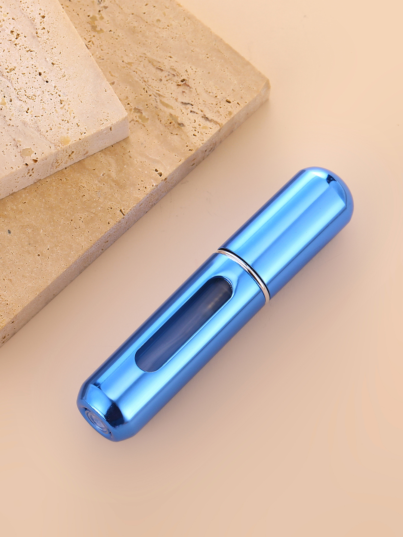 5ml de carga directa inferior perfume sub-botella portátil tipo empuje muestra de aerosol de aluminio botella vacía mini niebla fina sub-embalaje artefacto
