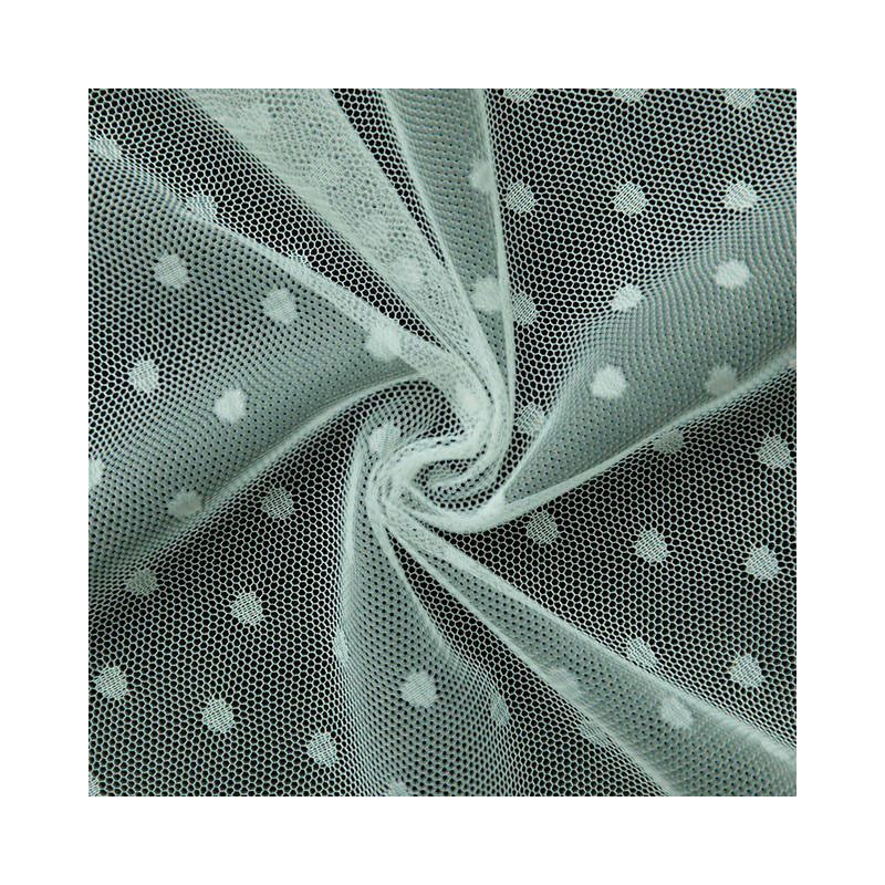 现货批发全涤小圆点网布夏季女装童装网布点点布染色122色现货