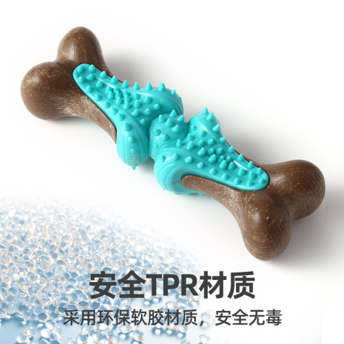 New dog chew toy simulated bone dog molar tooth cleaning stick large, medium and small dog bite-resistant pet toy
