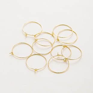 18K��ɫ���9�ֶ�Ȧ DIY�Ʒ��� ���ɫ �~9�ֶ��h �¼ܶ��hȦ