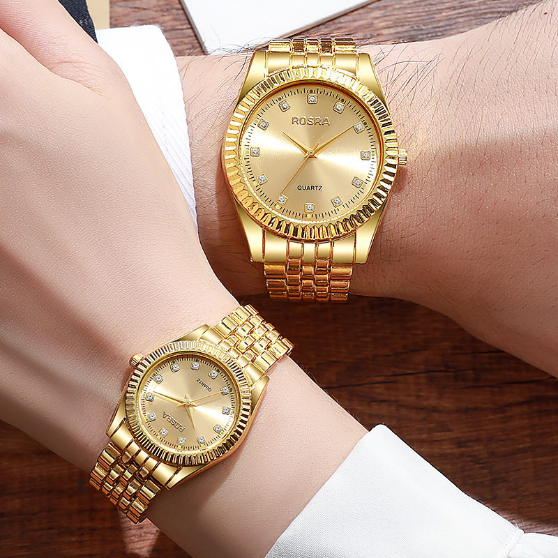 2025 Cross-Border Popular Men's Watch Set Business Quartz Watch Fashion Versatile Couple Watch Manufacturer Wholesale