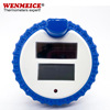 Electronic swimming pool, thermometer, wireless thermo hygrometer solar-powered, digital display