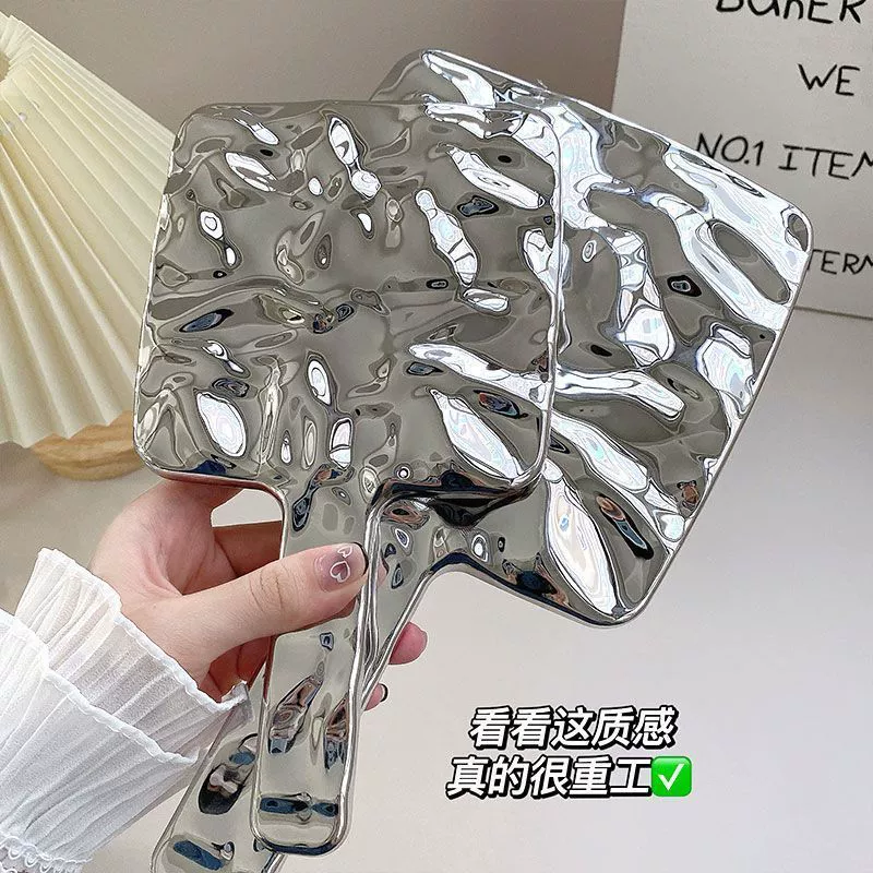 Продвинутые ручные зеркала для макияжа Принцесса дома в стиле ретро руки ins Зеркало в ванной комнате ручка общежития