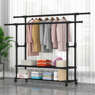 Drying Rack Floor Hanger Folding Storage Indoor Bedroom Student Drying Rack Household Cool Clothes Rack