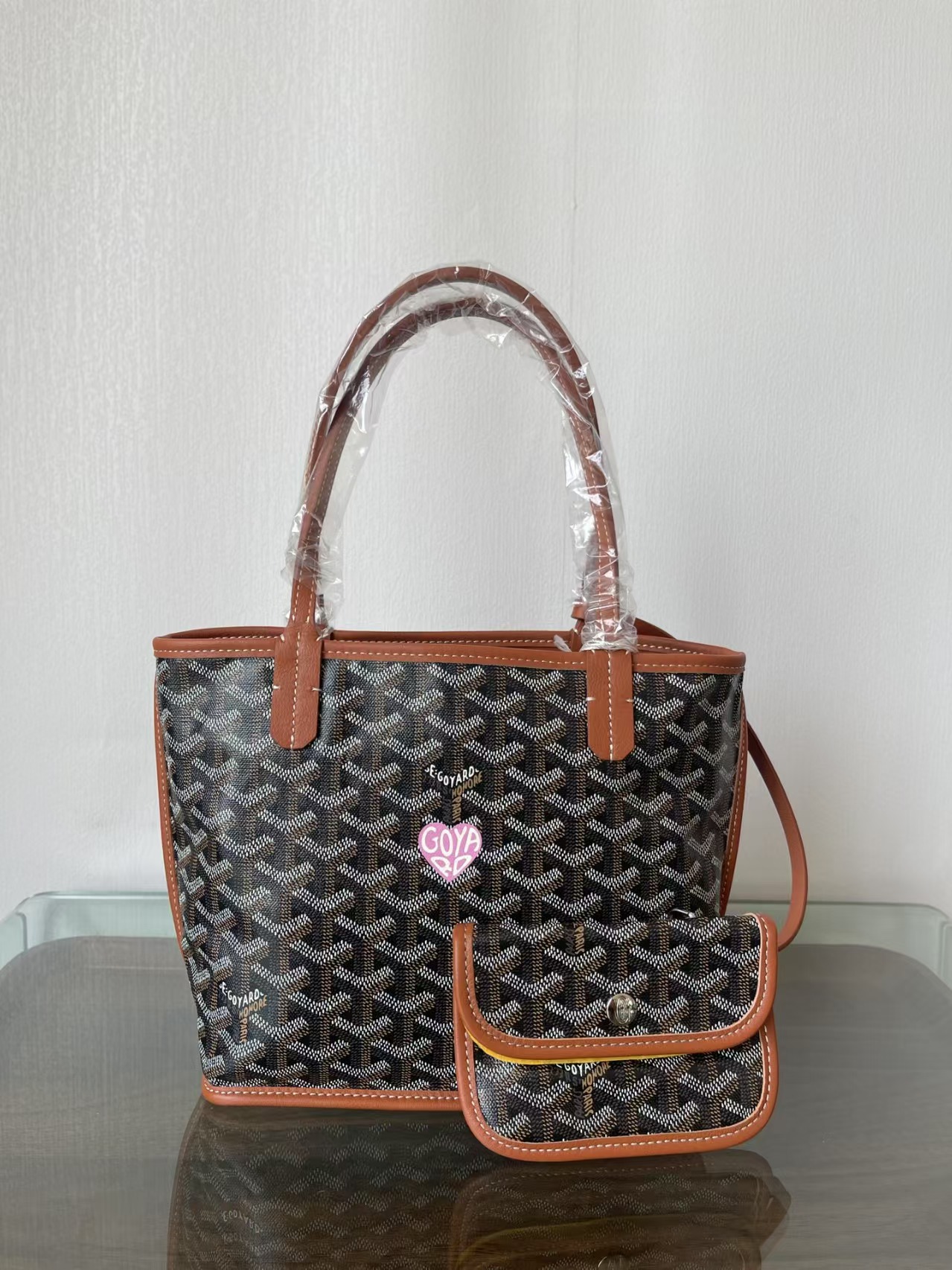 Qadın çiçəkli çap çanta - 21x20.5x10 sm ölçülü əl çantası