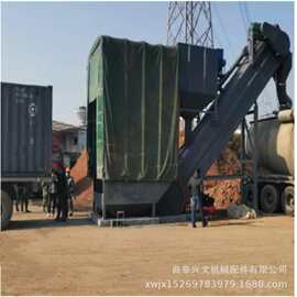 云南集装箱粉料卸车机图片水泥粉装车输送机矿粉无扬尘气力吸灰机