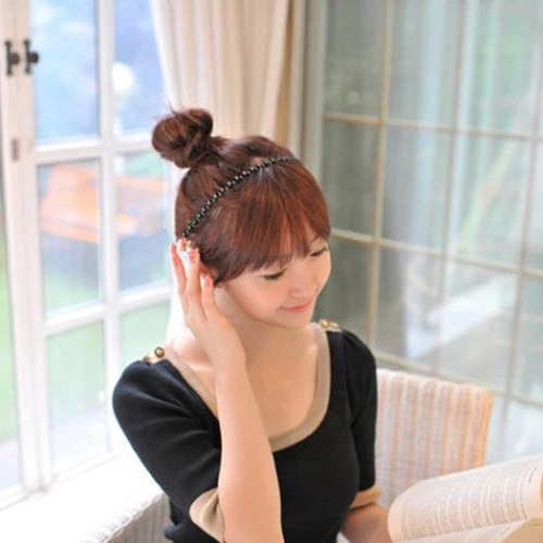 Fashionable metal black wave hair clip for men and women, wholesale hair accessories from 2-yuan shops