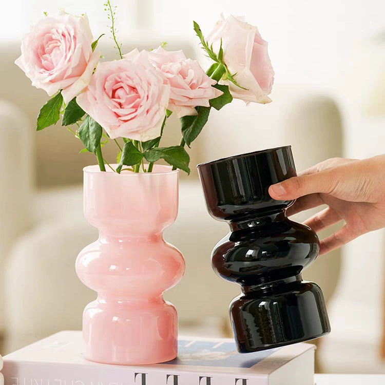 Ins стиль в европейском стиле премиум-класса средневековое стекло ваза с гидропонными цветами вазами для украшения стола