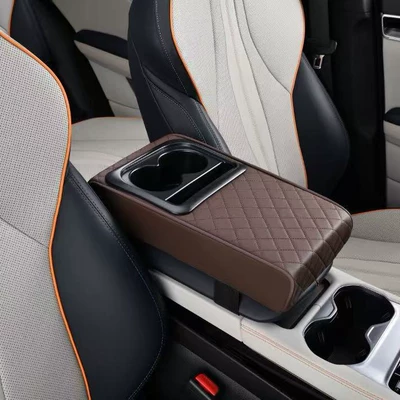 cushion with coaster storage mobile Armrest box pad