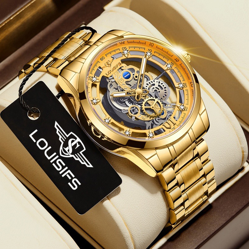 2024 New Swiss genuine goods Men's Quartz Watch Male Student Luxury Fashion Watch Tiktok Explosions Non-mechanical