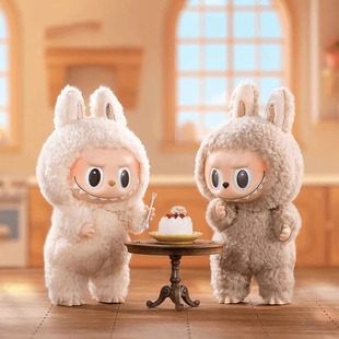 Popmart Labubu Heartbeat Macaron Vinyl Face Blind Box Labubu Plush Doll Pendant