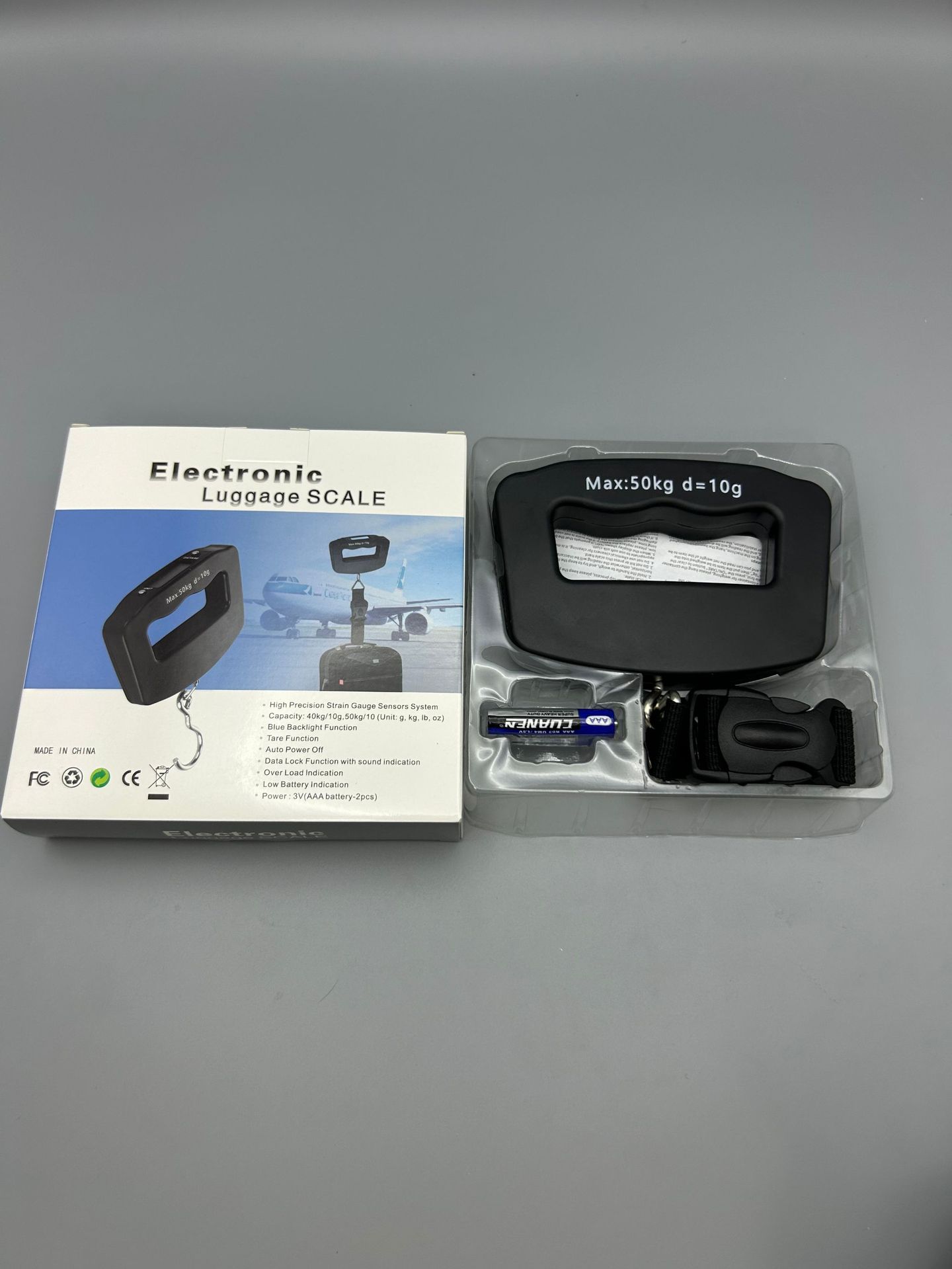 Sınır Ötesi Bestseller Taşınabilir Elektronik Kilo Tartısı Ev Tipi Bavul Tartısı Taşınabilir Askı Tartısı Ağız Şekilli Tartı