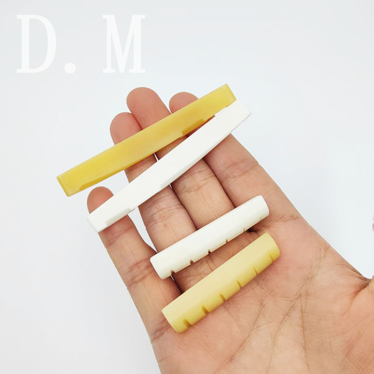 Guitarra almohada folk guitarra acústica almohada puente puro buey hueso corte montaña paso caballo hueso superior e inferior almohada