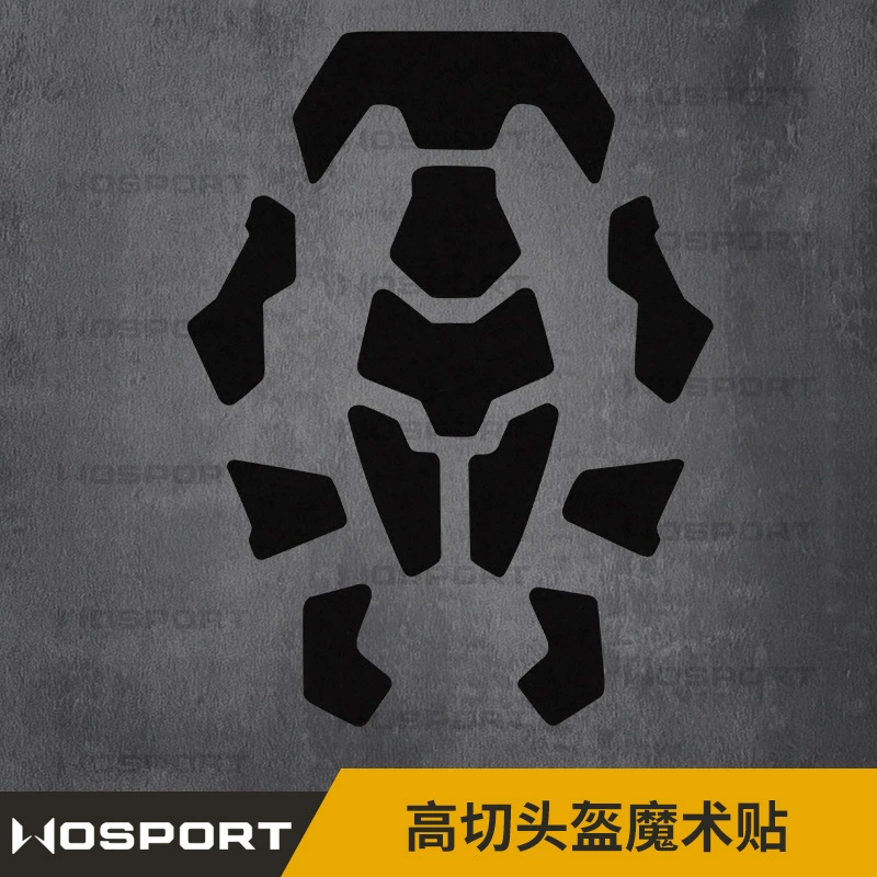 WoSporT шлем с высоким вырезом липучка FAST аксессуары для шлемов модифицированный шлем липучка шерстяная задняя клейкая наклейка