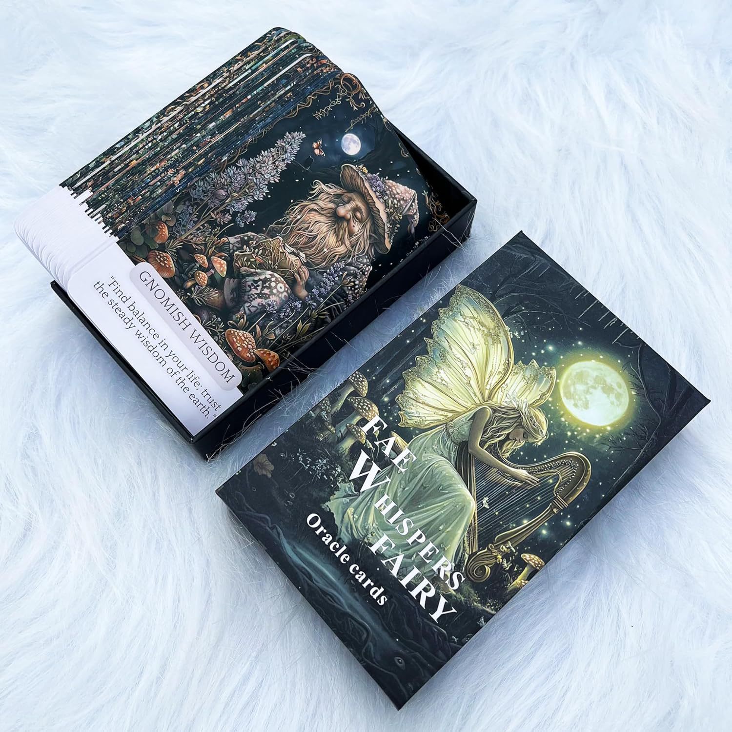 Carte dei tarocchi in inglese e gioco da tavolo fairy magic_voghion.com