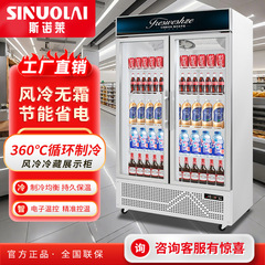 スノーレ飲料冷蔵展示棚風冷ビール水鮮度保持棚スーパー冷蔵庫商用縦型冷凍冷凍庫