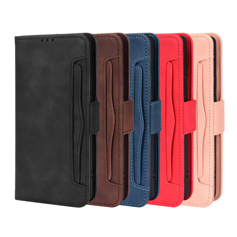 Suitable for Google Google Pixel 6A Mobile Phone Leather Case with Multiple Card Slots Flip Protective Case Google 7 Pro Case